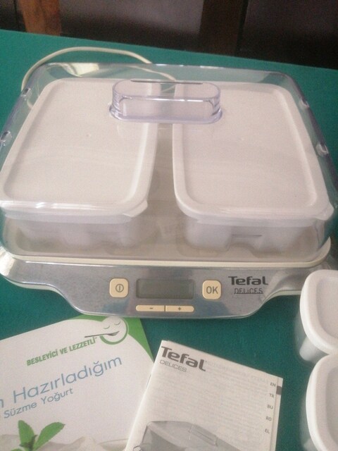 tefal yogurtcum delices modeli 2X1 litre