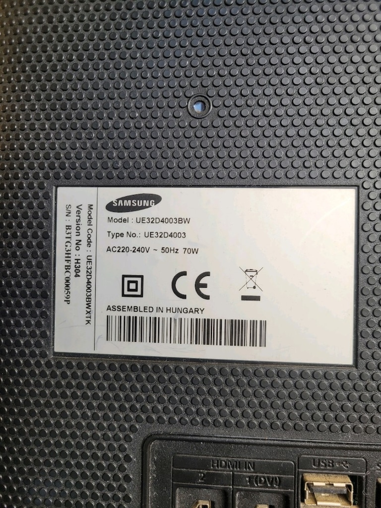 Samsung 82 ekran UE32D4003BW televizyon - 2