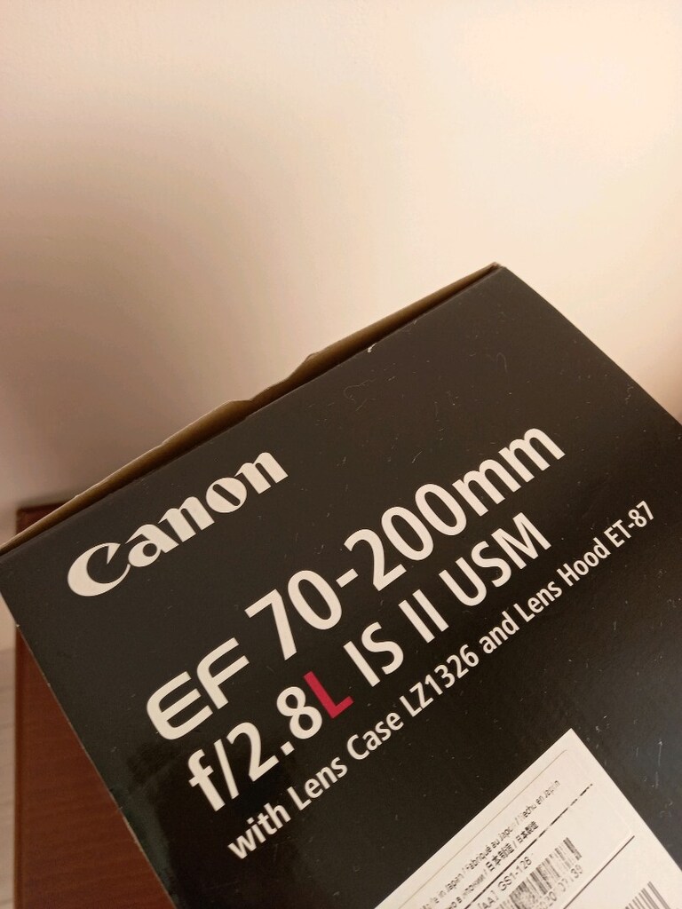 Boş Canon Lens kutusu - 5