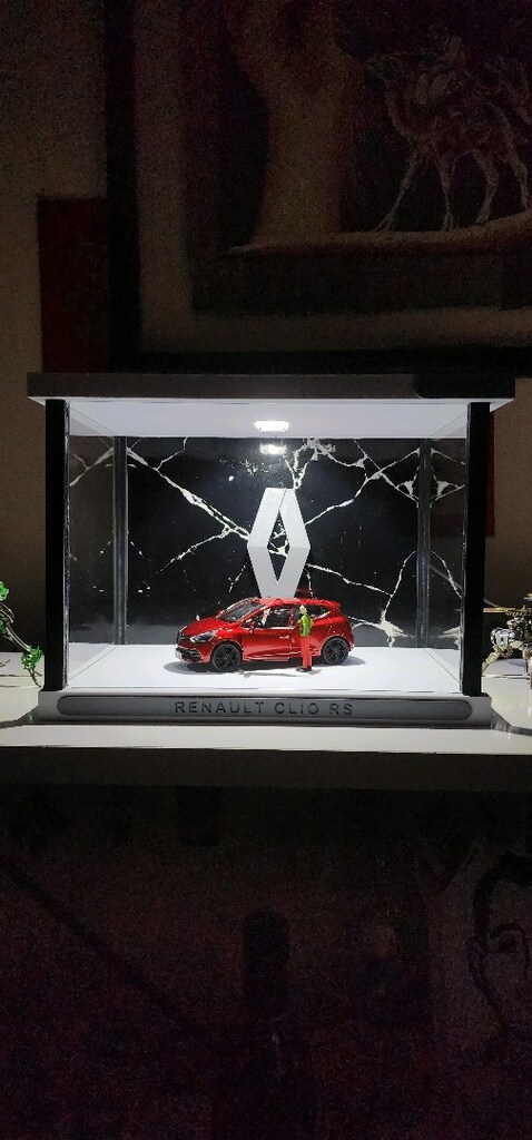 1:64 Renault Clio Rs Diorama/Showroom/Gece Lambası - 3