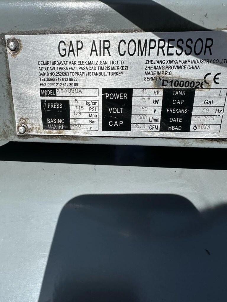 500 lt 3 Kafa kompresör - 6