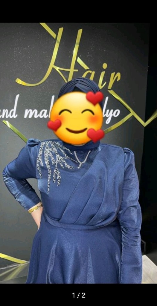 52 beden tesettür abiye elbise - 4