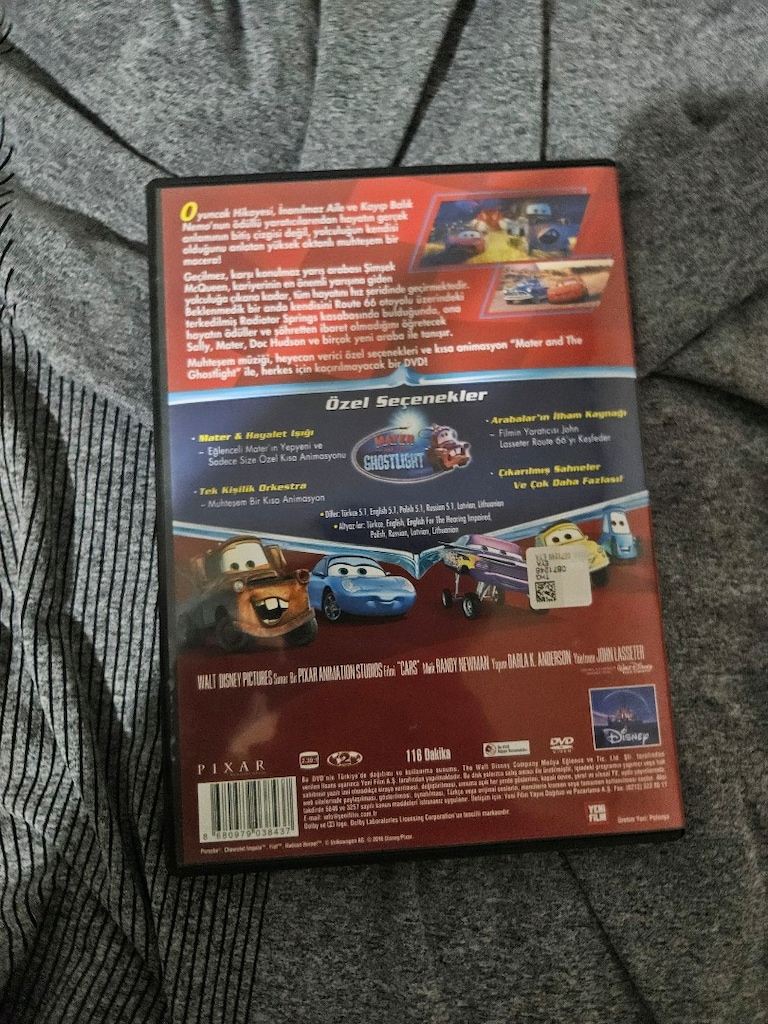 Disney Pixar Arabalar ( Cars ) Animasyon Dvd - 2