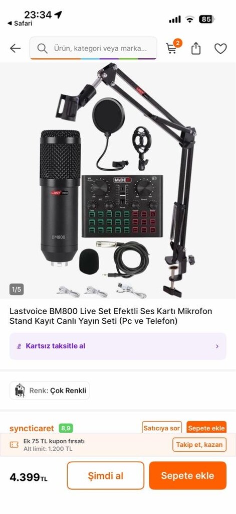 Ses Kartlı Profosyonel Mikrafon - 4