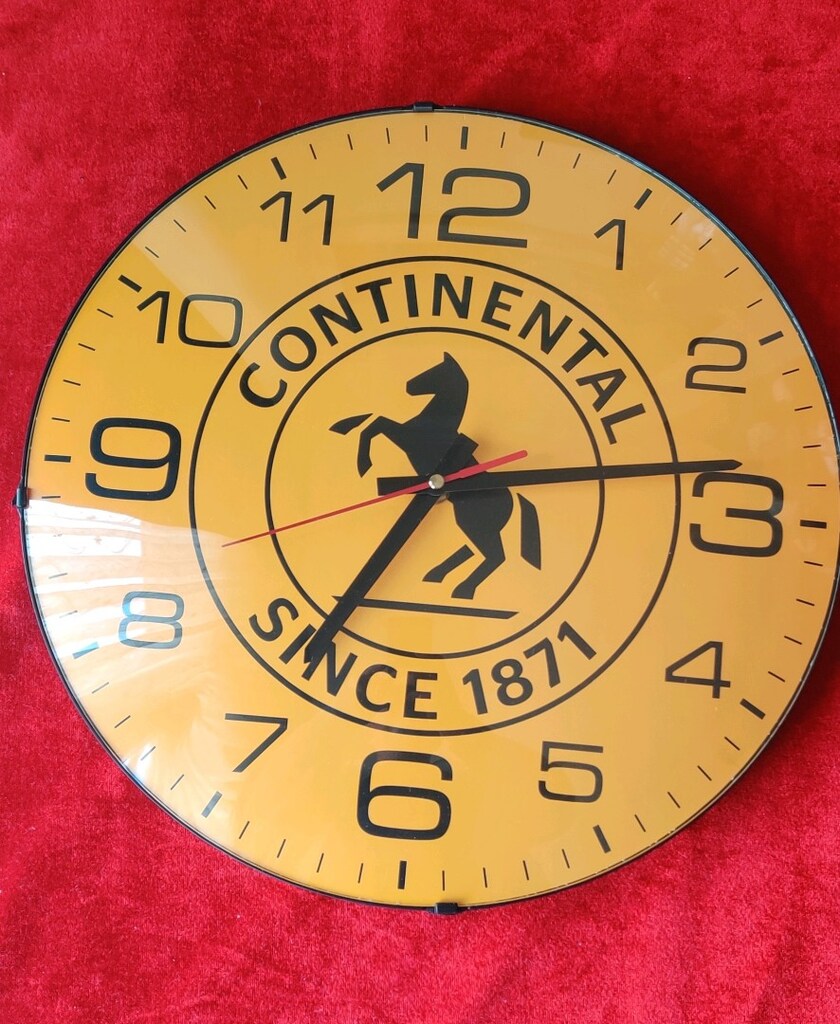 Continental Logolu Duvar Saati. Çok temiz sorunsuz ve çalışır durumda. - 5