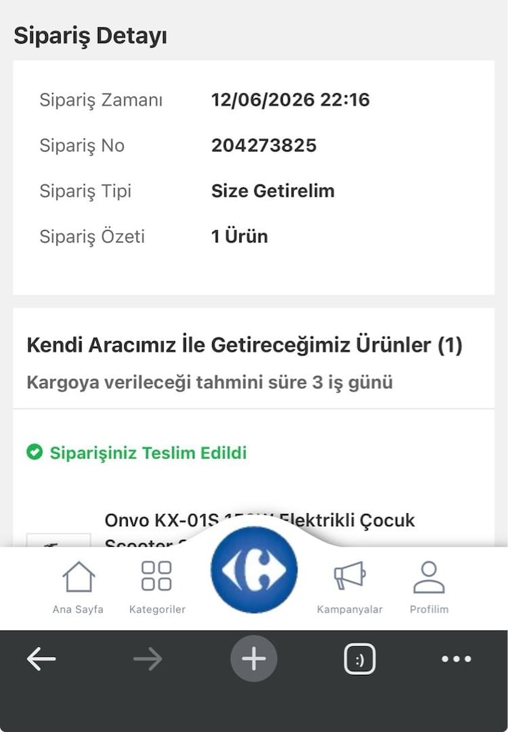 Onvo KX-01S 150W Elektrikli Çocuk Scooter Siyah - 4