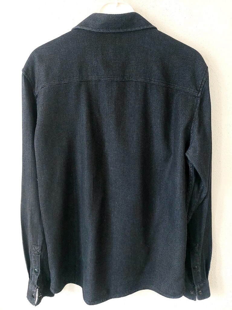 Mavi jeans çıtçıt düğmeli spor gömlek - 3