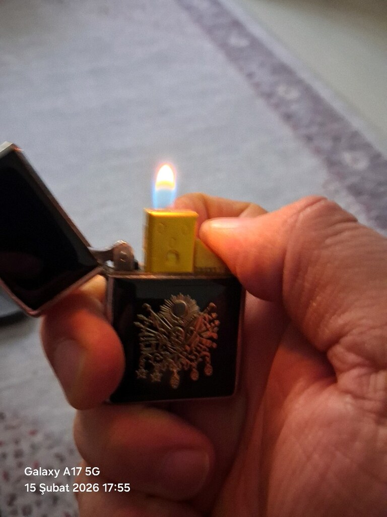 osmanlı figürlü gazlı çakmak - 2