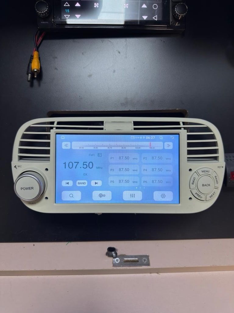 Fiat 500 CarPlay dvd usb bt kamera - 3