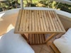 Ahşap oturma grubu-balkon - 4