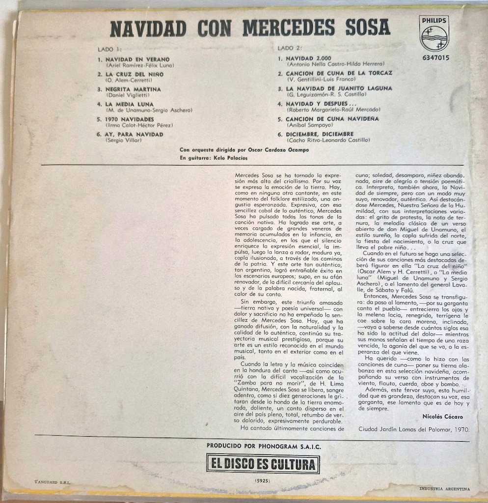 MERCEDES SOSA PLAK - 2
