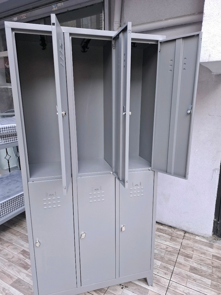 6 KAPILI METAL PERSONEL SOYUNMA DOLABI UCRETSİZ KARGO - 4