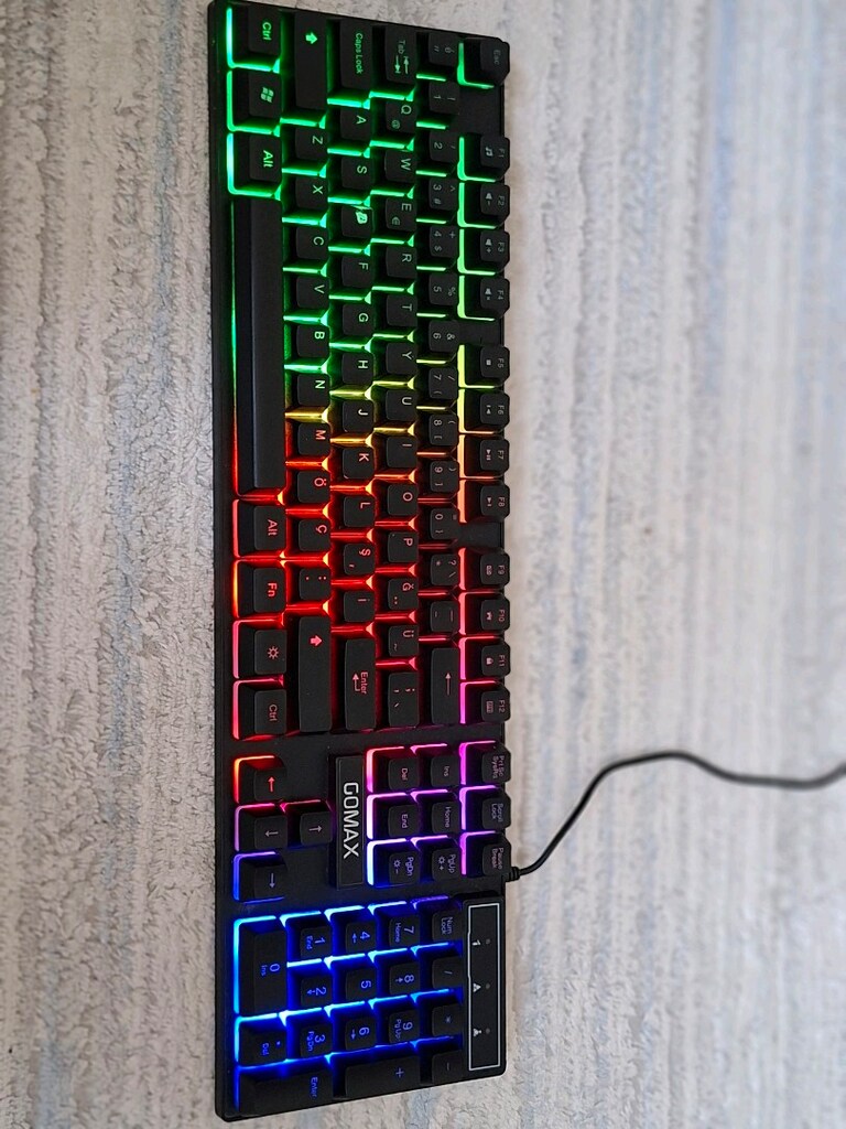 Klavye RGB Aydınlatmalı GoMax - 4