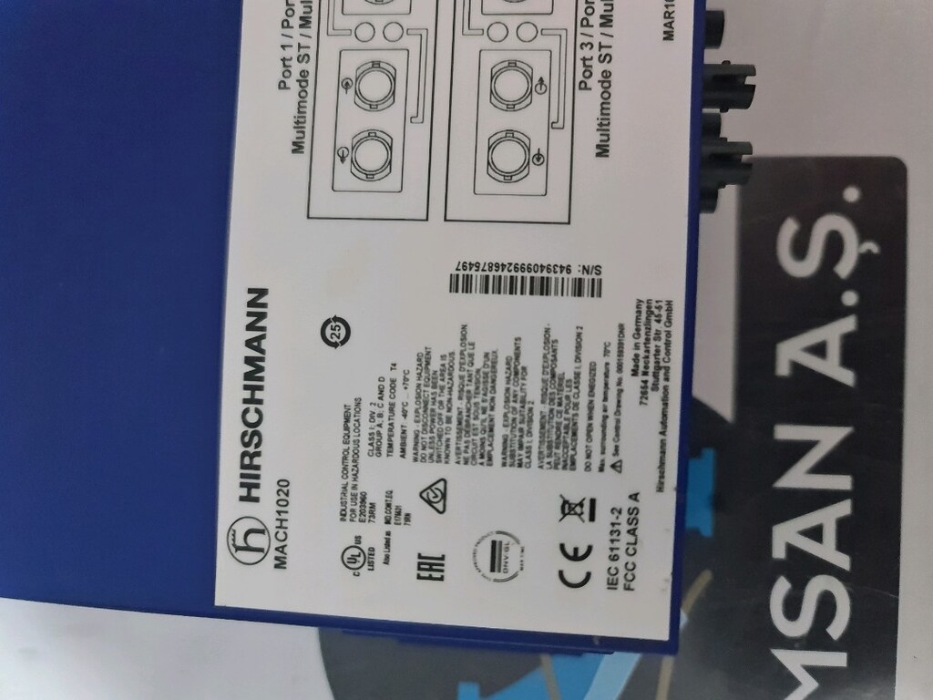HIRSCHMANN MACH1020 endüstriyel switch - 7