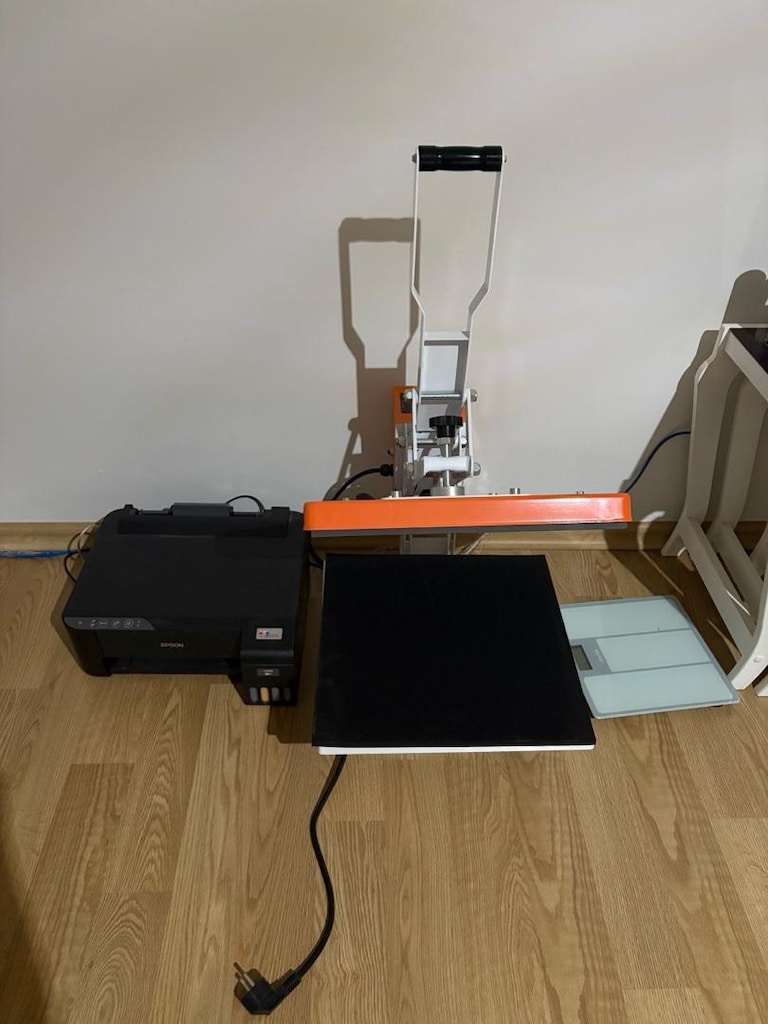 Goldpix Isı Transfer Baskı Makinesi 38x38cm ve Epson l1250 yazıcı - 4