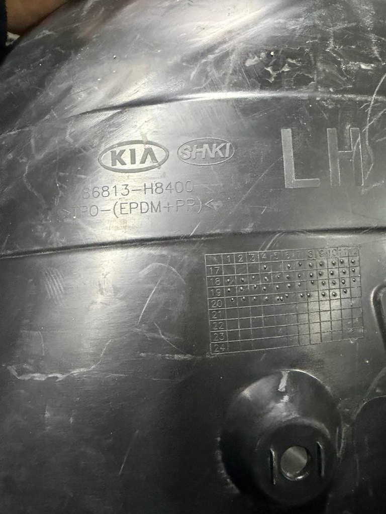 Kia stonic sol ön çamurluk davlumbazı sıfır orjinal 86811H8400 - 5