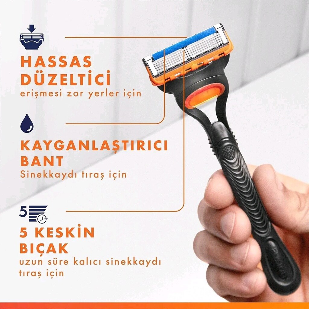 Gillette Fusion5 Tıraş Bıçağı Seti - 8