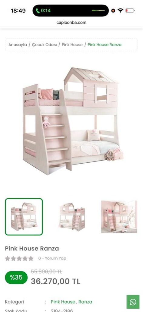 çocuk yatak ranza montessero - 4