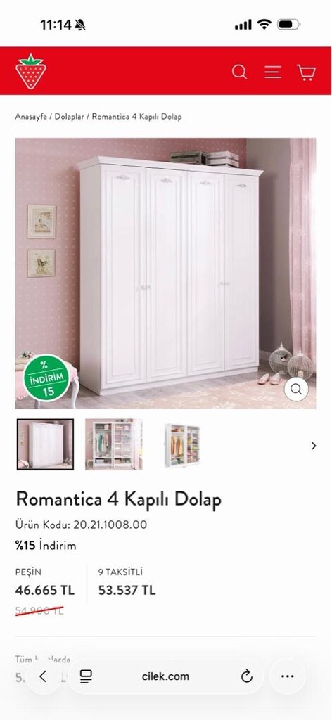 ÇİLEK MOBİLYA GARDROP - 5