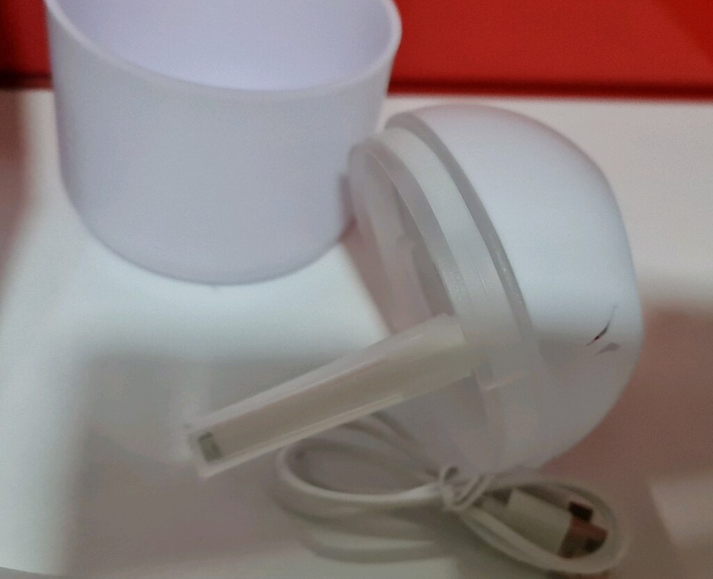 220 ml Hava Nemlendirici LED Işıklı Aroma Difizörü H2O. BEYAZ. - 11