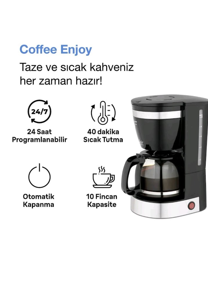 Filtre kahve makinesi fakir - 7