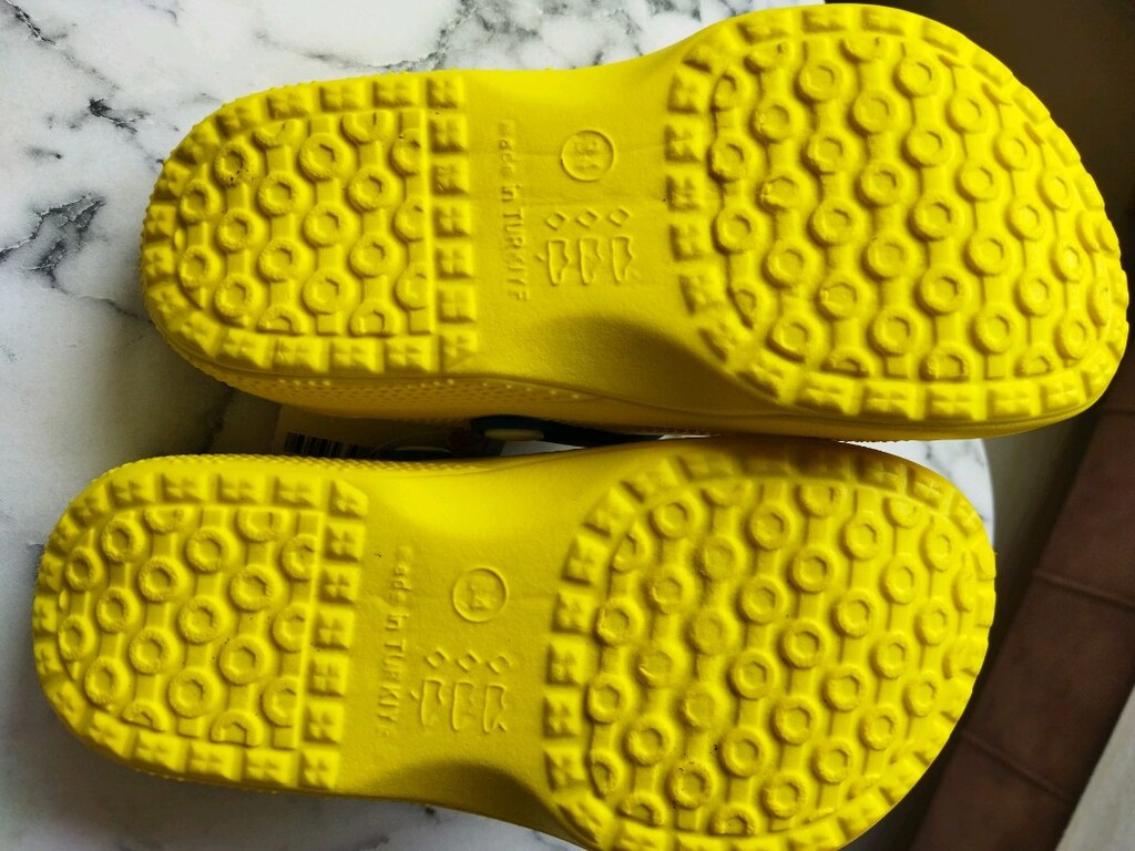 Gezer marka 34 no canlı sarı renk unisex cros terlik - 11