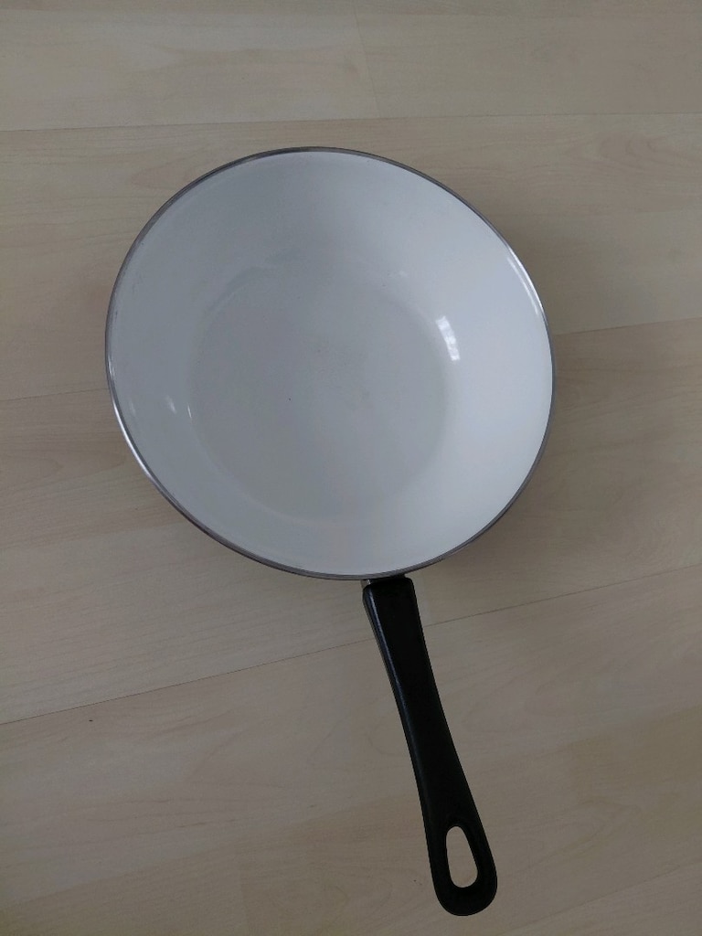Siyah Emaye Wok Tava / Derin Tava - 27x7 cm (Tertemiz) - 2
