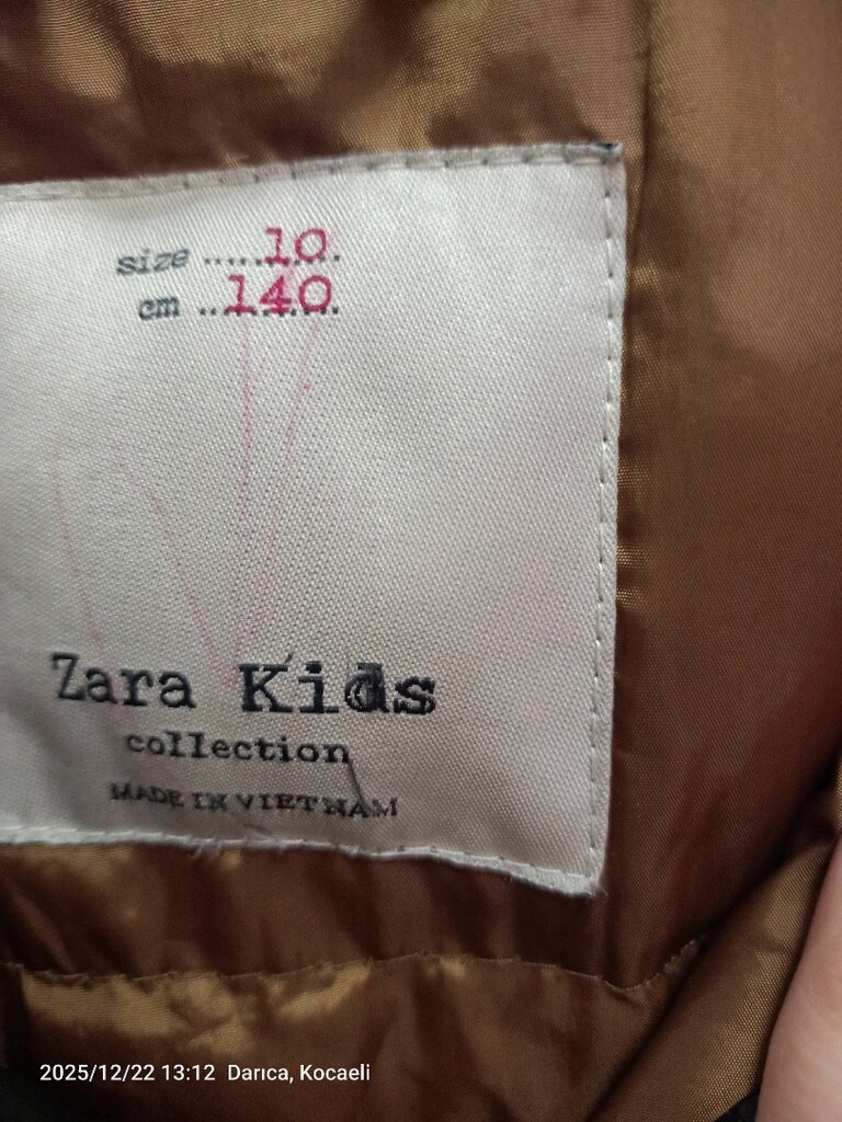 zara marka erkek çocuk mont - 7