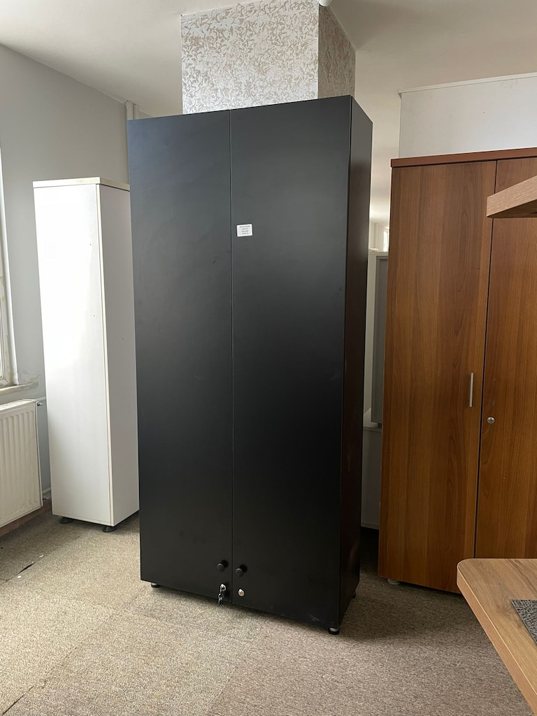 KLAS OFİS ÜSKÜDAR 90x35x200 SİYAH RENK DOSYA DOLABI - 3