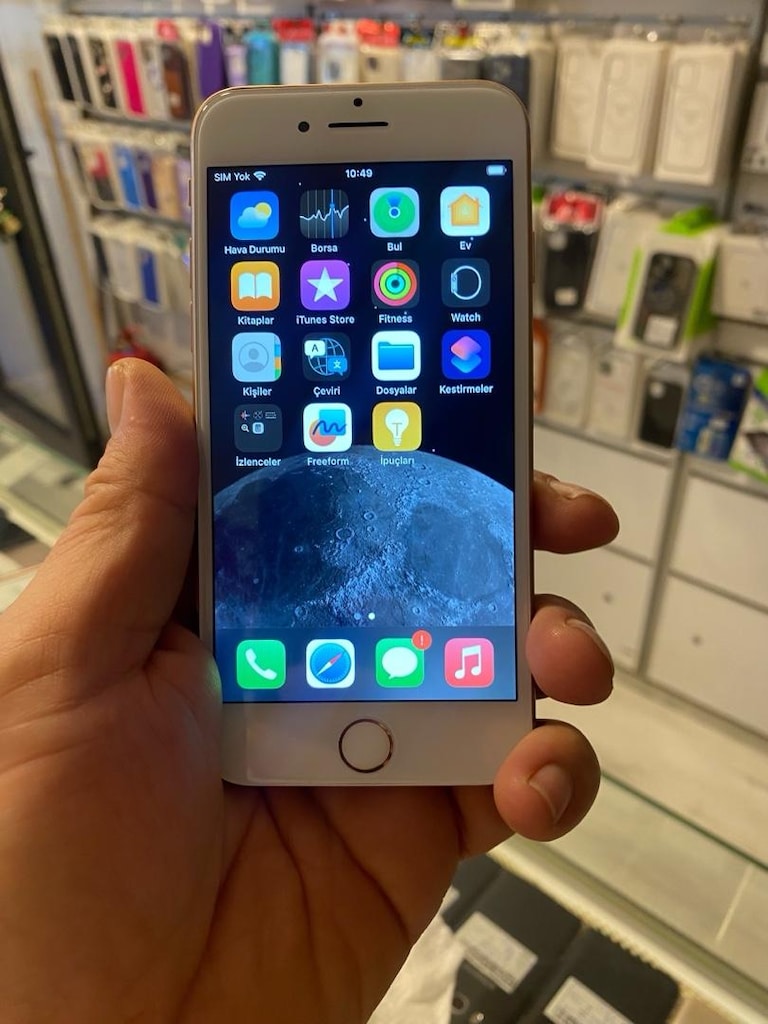 İPhone 8 hatasız pil 100 hersey aktif Gold sıfır ayarında bir cihaz - 7