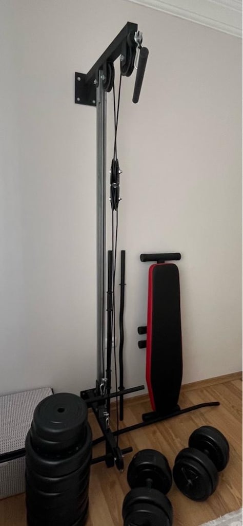 dambıl ağırlık seti,cable calısma istasyonu,bench sehpası - 2