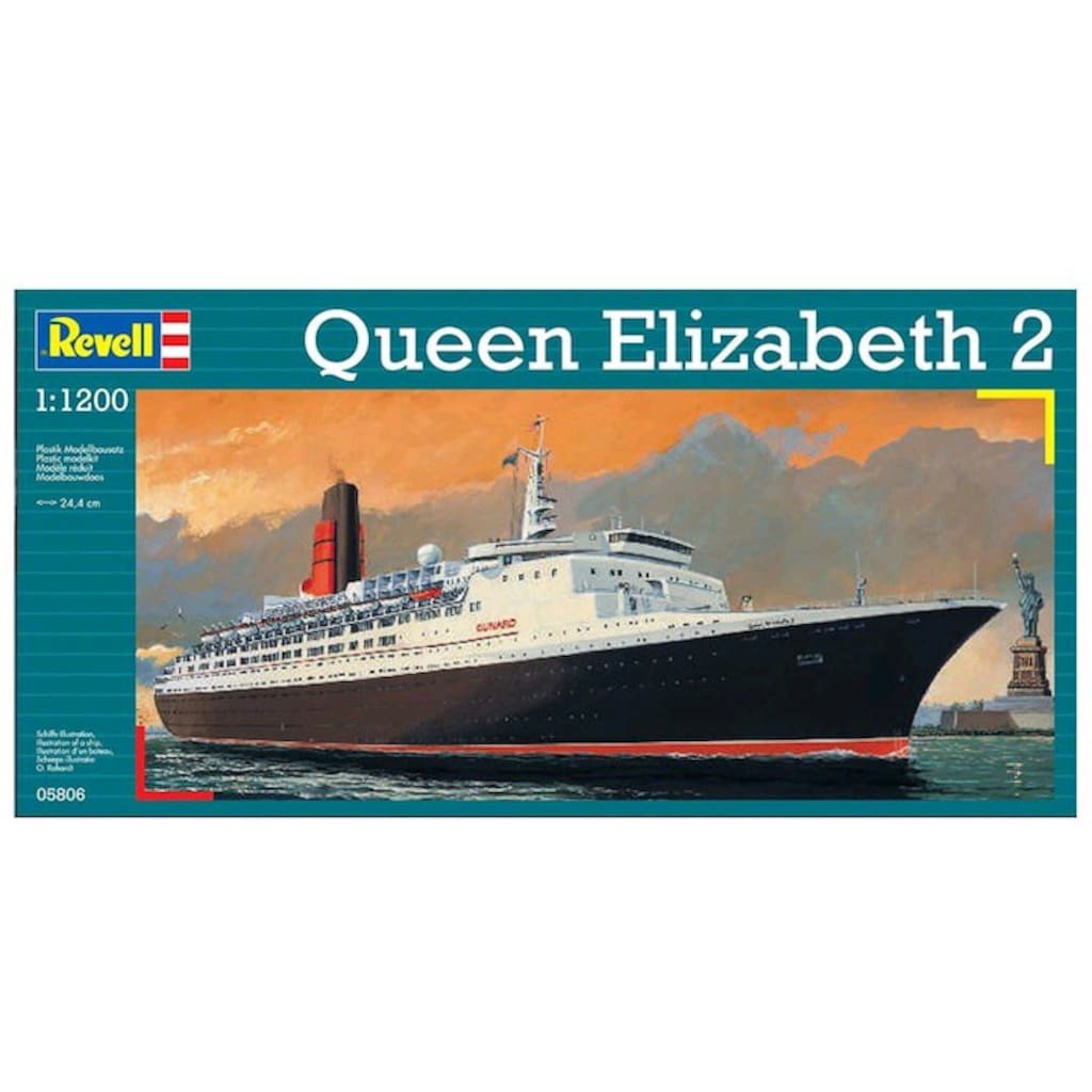 Revell Kraliçe Elizabeth 2 36 parçalı - 2