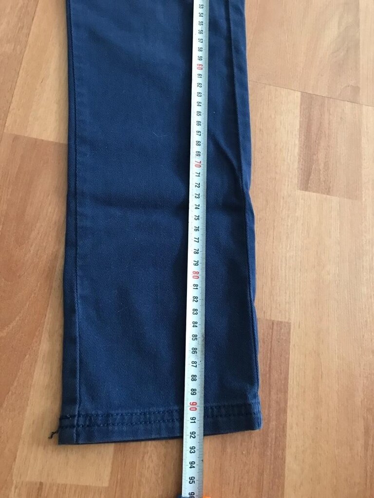 Kadın Yumuşak Mavi Pantolon - 6