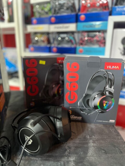 G606 RGB Gaming Oyuncu Kulaklığı – Mikrofonlu Kablolu Kulaklık