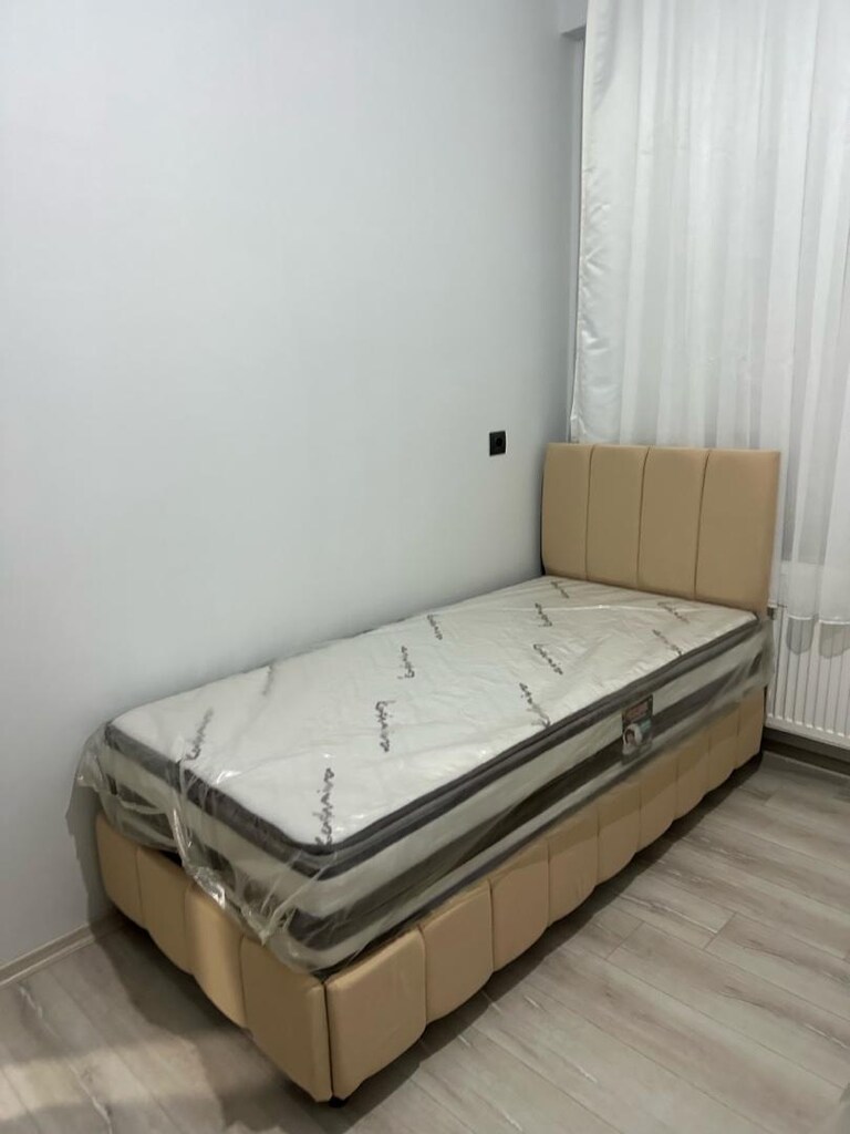 ultra lüks tek kişilik baza başlık petli yatak sıfır ürün ambalajında - 2