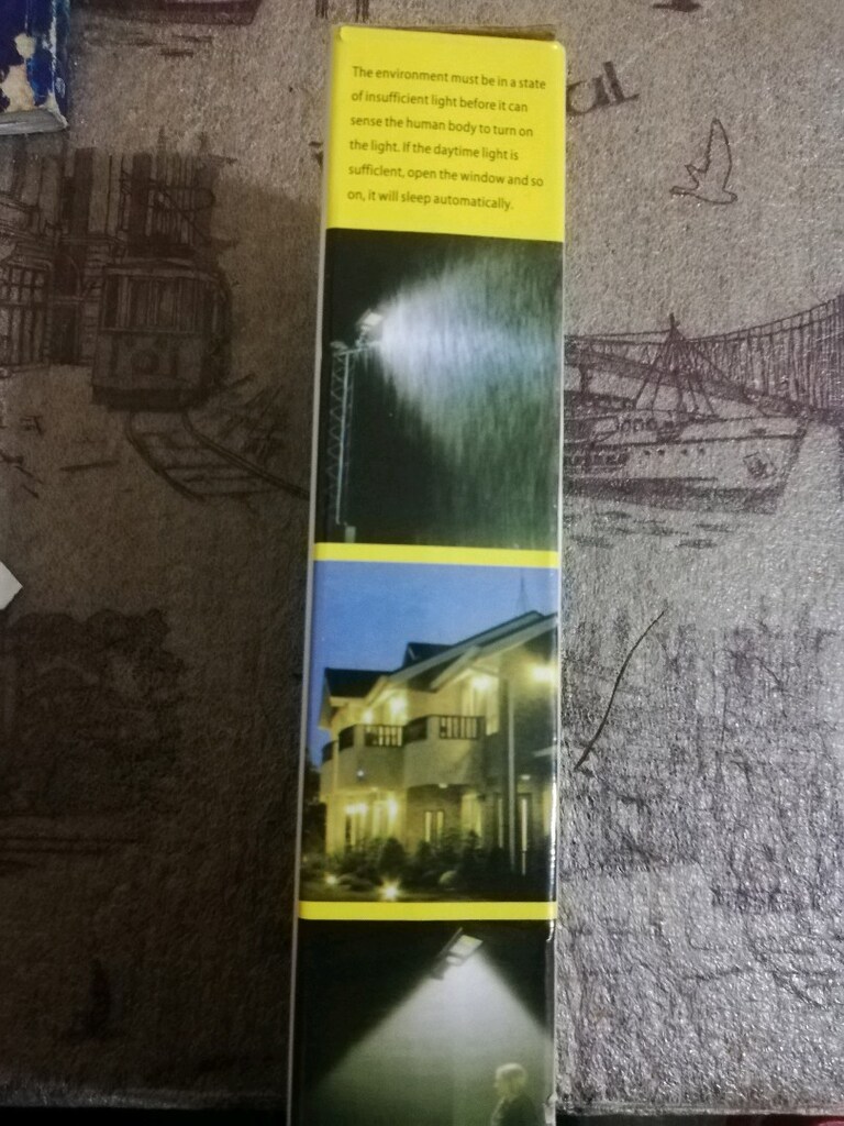 Güneş enerji li sensorlü lamba 3 modlu kumandalı - 2
