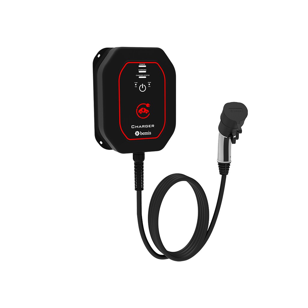 Bemis Elektrikli Araç Şarj Cihazı-Wallbox Charger 2-11/22 Kw -10 Metre - 2
