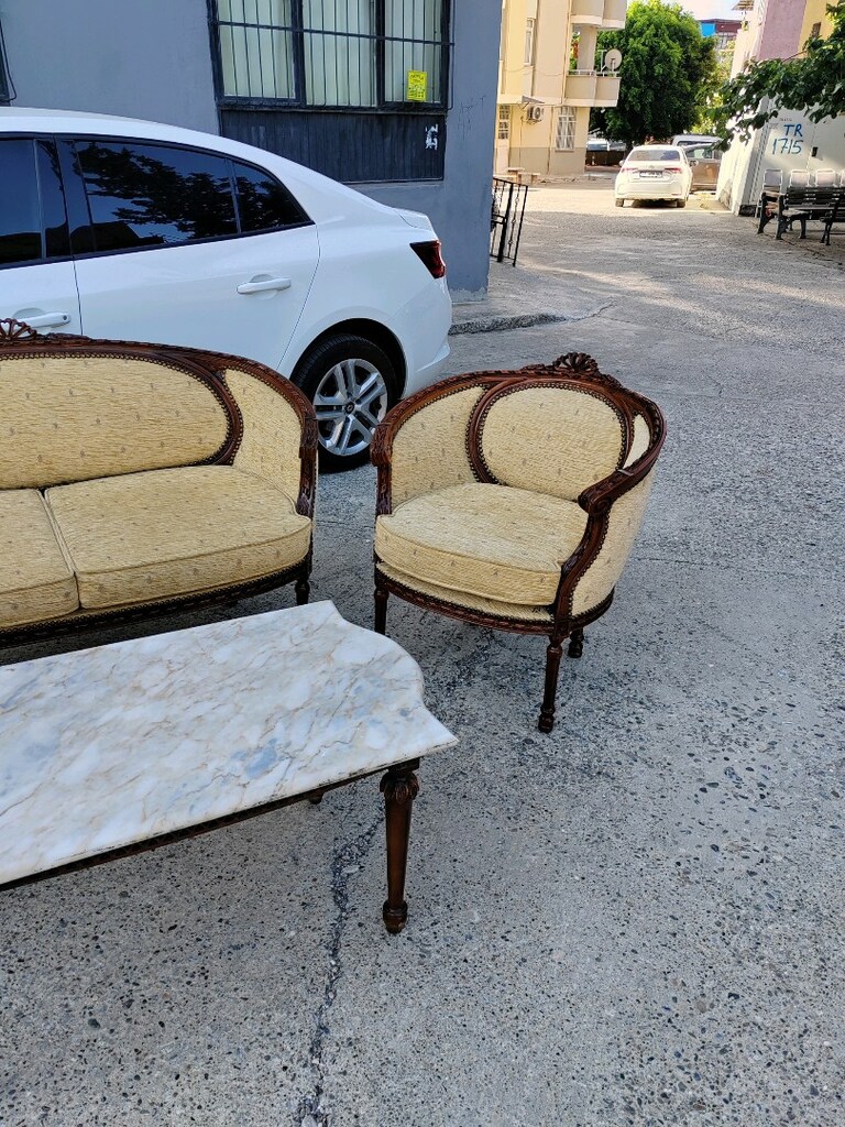 İtalyan mini koltuk çay takımı - 3