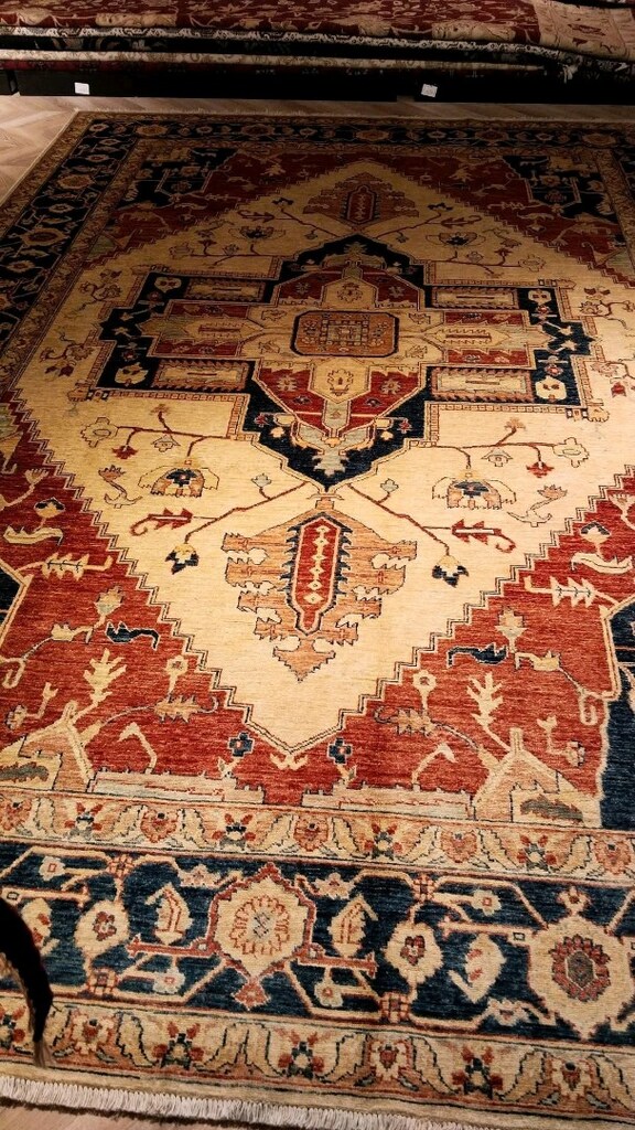 Afgan Antik Şirvan sıfır ürün El dokuma kök boya 242x394..9.5 MT kare - 2