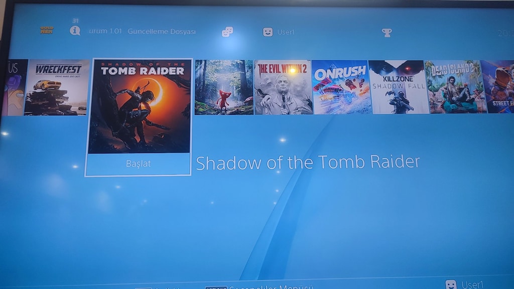 PS4 SLİM 1TB KIRIK VERSIYON GOLDEN HEN YÜKLÜ 2SIFIR KOL 30 OYUN YÜKLÜ - 6