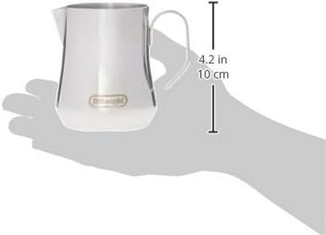 SIFIR DeLonghi DLSC060 | Paslanmaz Çelik Süt Kabı | 350 ml İtalyan