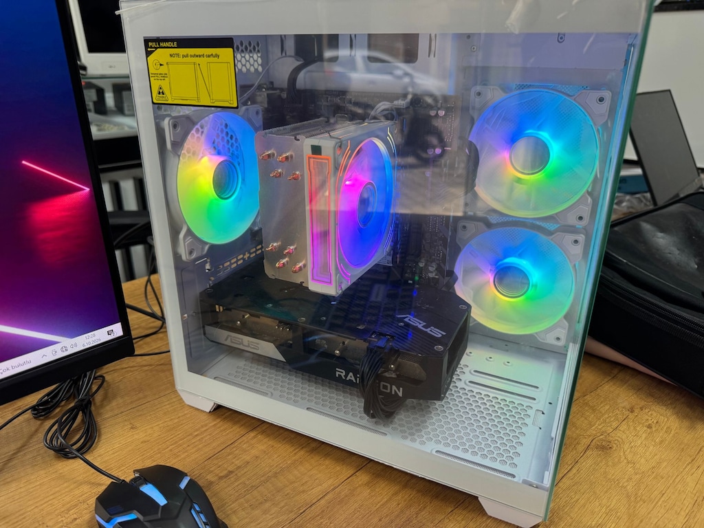 MASAÜSTÜ BİLGİSAYAR SET RX6600 RYZEN 5 5500 180 HZ MONİTÖR - 5