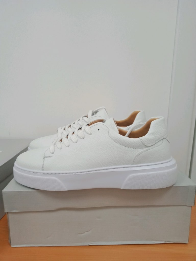 Beyaz Sneaker Ayakkabı - 2