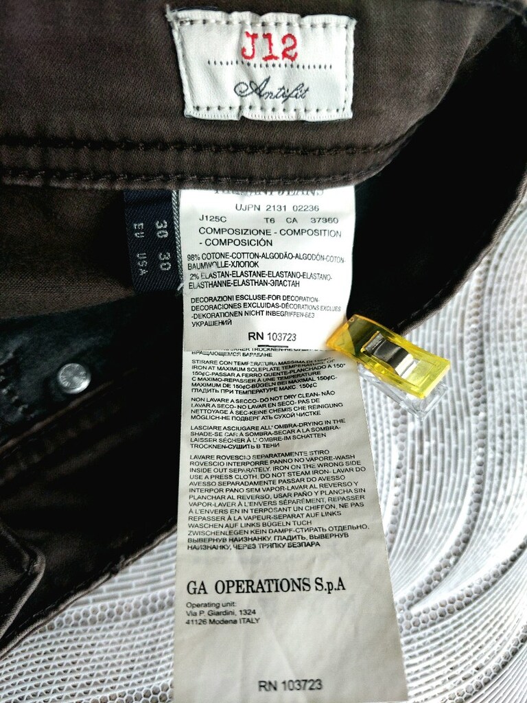 ARMANİ JEANS erkek vizon kot pantolon - 9