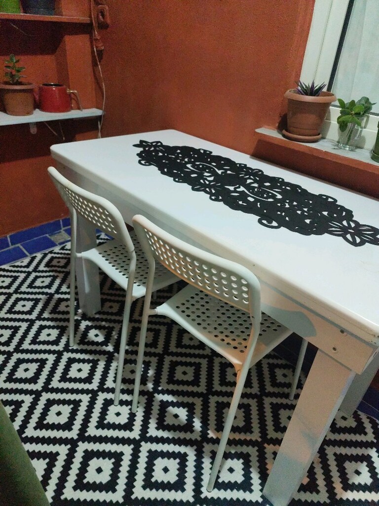 mutfak balkon masası 2 adet Ikea sandalye - 2