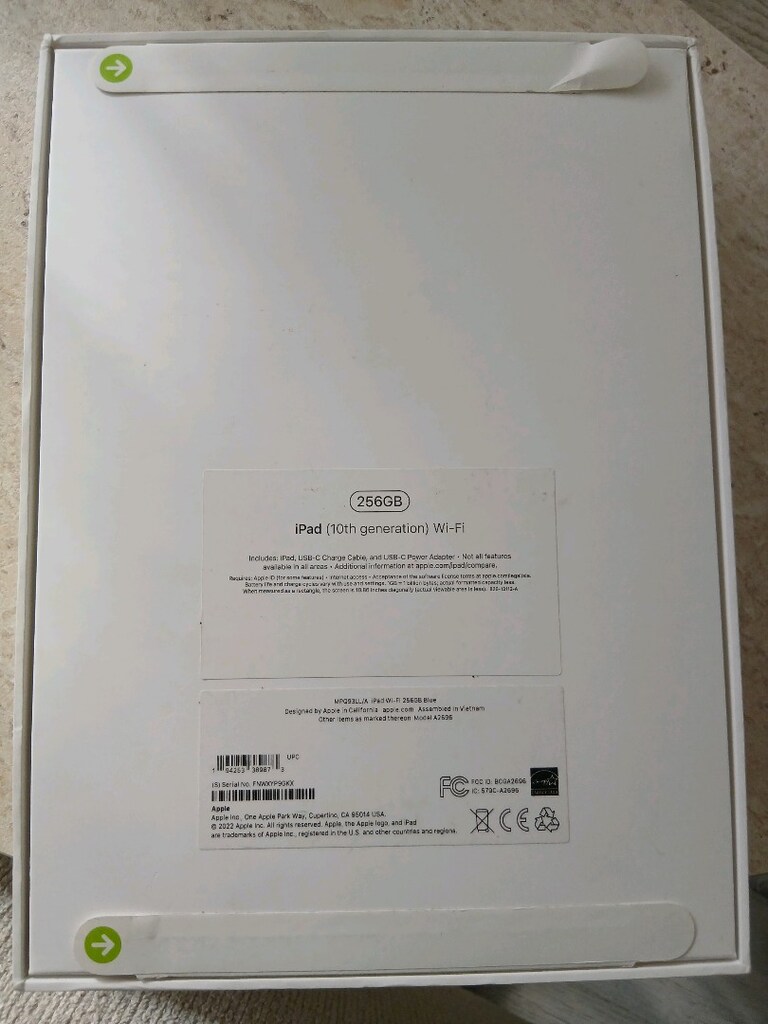 sıfır apple ipad 10. jenerasyon, 256 gb, wi-fi - 2