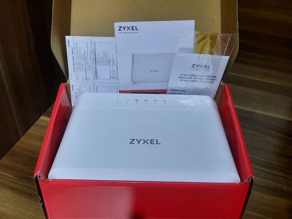 VDSL MODEM 5G VE 2.4G, YENİ NESİL, SIFIR GİBİ, ZYXEL, 3840 - 5