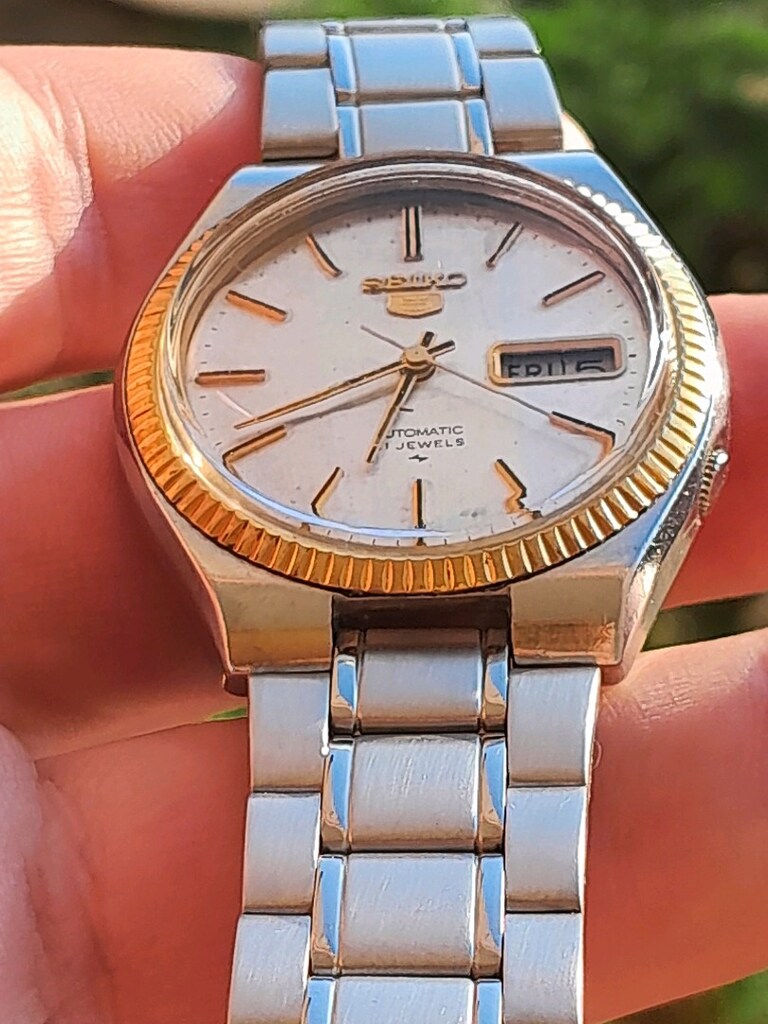 ALTIN KAPLAMA ROLEX BEZEL SEİKO OTOMATİK 7019 KOLEKSİYONLUK - 4