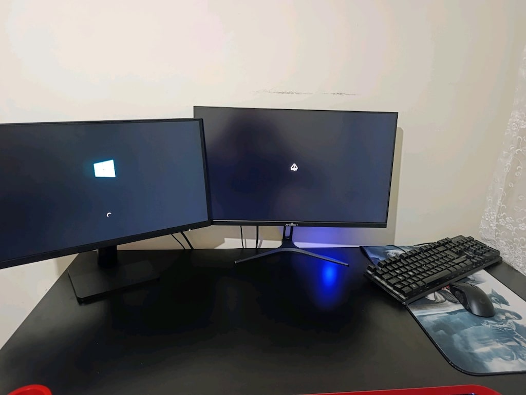 tertemiz çift monitörlü