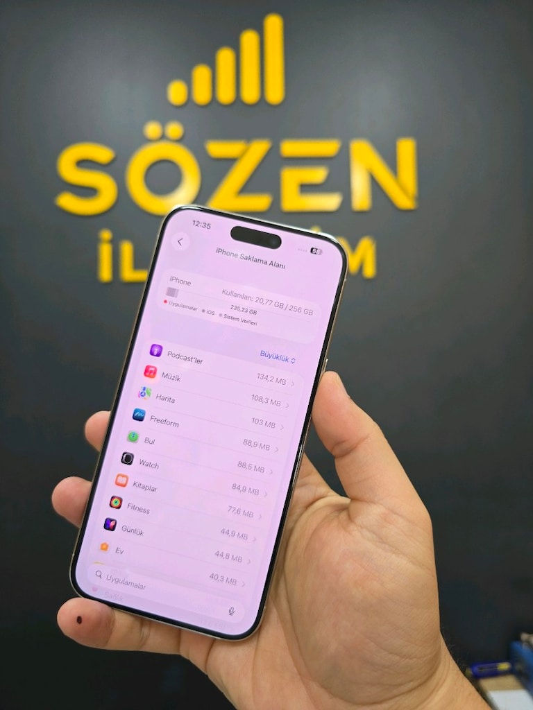 SÖZEN İLETİŞİM İPHONE 15 PRO MAX 256GB PİL 88 KUTU FATURALI - 5